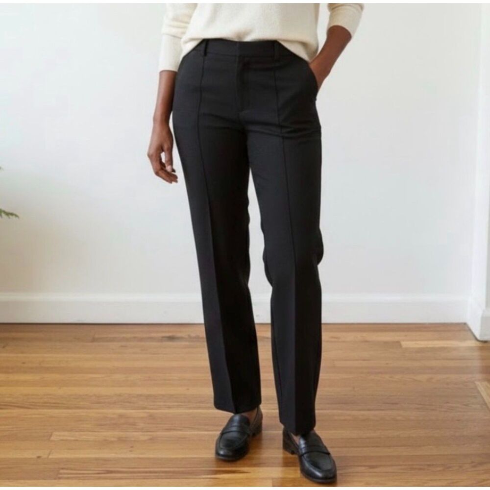 Talbots Pants Raleigh Dress Business Trousers Cotton Blend Women's Black Size 6